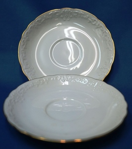 (1207)　Noritake　ソーサー　二枚　　直径 14.5cm