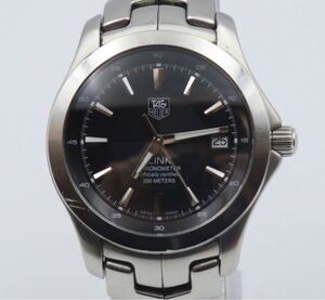 タグホイヤー/TAG HEUER/リンク/LINK/クロノメーター/WJF5110/デイト/黒文字盤/メンズ/自動巻き/AT