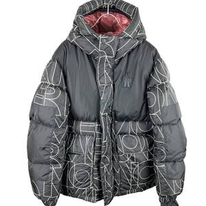 MONCLER GRENOBLE (モンクレール グルノーブル) Logo Whole Print Jacket (black)