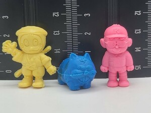 忍者ハットリくん 消しゴム フィギュア コレクション[24J14検]Perman藤子不二雄FマスコットFigurineミュージアム ケン一 シンゾウ 影千代