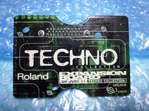 Roland/ローランド SR-JV80-11 TECHNO COLLECTION 音源ボード エクスパンションボード 250102