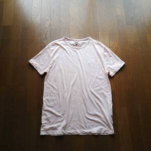 TOMMY JEANS トミー tシャツ ピンク系 Sサイズ 24-0927fu01【4点同梱で送料無料】