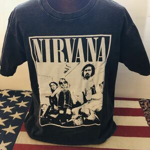 ニルヴァーナ　Nirvana L バンドTシャツ　ロックTシャツ　.