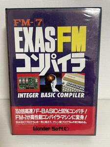 富士通 FM-7 EXAS-FM コンパイラ Womder Soft 8ビット用カセット ソフト ワンダーソフト ROMカード マニュアル等多数セット BASICソフト