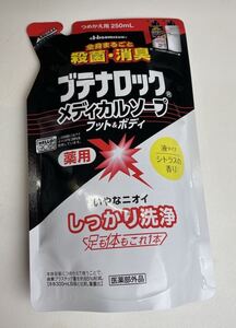 ブテナロックメディカルソープフット＆ボディ つめかえ用 250ml 久光製薬　×1個