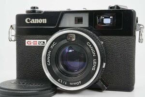 良品 希少なブラックペイント Canon Canonet QL17 GⅢ GIII G3 ブラック 40mm f1.7 レンジファインダー コンパクトフィルムカメラ　878422