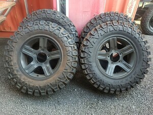 ジムニー JA11 JA22 JB23 マキシス クローラー MAXXIS Creepy Crawler LT 7.00-16LT 4本 中古