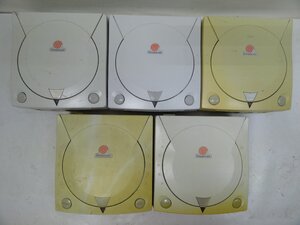 10■/Zこ8633　セガ SEGA Dreamcast ドリームキャスト 本体 5台セット 通電OK 動作未確認 ジャンク/ HKT-3000 / 保証無