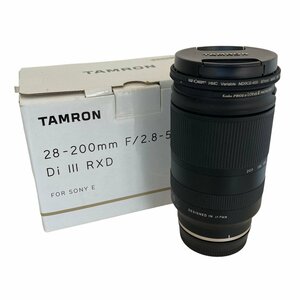 Tamron　タムロン　ソニー一眼レフカメラ用レンズ　A071SF　Di Ⅲ RXD　28-200mm F/2.8-5.6　レンズプロテクタ付き　箱説あり