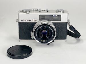 【ジャンク品】Konica C35 シルバーボディ