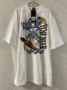 新品 Yoo-neek Tシャツ サイズXL MADE IN U.S.A. ビッグシルエット ビンテージ 90s デッドストック