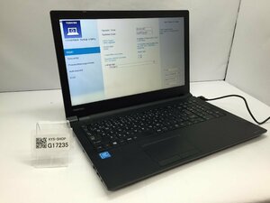 ジャンク/ TOSHIBA dynabook B45/B PB45BNAD4R5AD11 Intel Celeron 3855U メモリ4.1GB HDD500.1GB 【G17235】