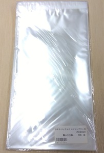 見切り品　〇♯25　OPP袋　OPPバックNO.16（160×280mm）　テープ付き100枚