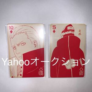 NARUTO BORUTO ナルト疾風伝 岸本斉史 ジャンプフェスタ 2010 原作絵柄 トランプ JF 不死コンビ 飛段 角都 暁 カード