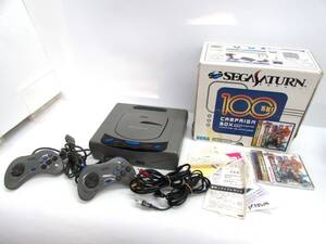 SEGA SATURN SS セガサターン HST-0005 CAMPAIGN BOX バーチャファイターリミックスソフト 箱・取説付き コントローラ2個 簡易動作確認済