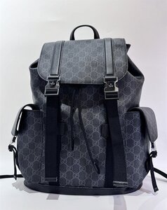 【1000円】美品 GUCCI グッチ GG柄 リュック バックパック PVC/レザー