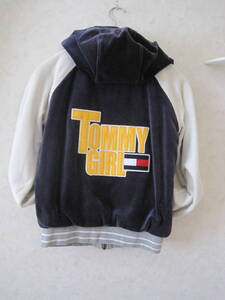 ★トミーヒルフィガー・tommy girl・トミーガール・パーカーブルゾン・リバーシブル・外せるフード・洗濯可・まとめて発送がお得です★