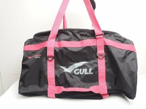 GULL ガル スクエアメッシュバッグ メッシュバッグ カラー:ブラック/ピンク ダイビング用品一式入ります ランク:AA [3F-61267]