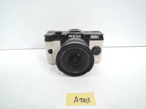 PENTAX Q7 ミラーレス一眼　起動確認済み　A7203