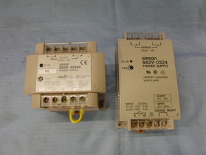 ＯＭＲＯＮ　ＰＯＷＥＲ　ＳＵＰＰＬＹ　ＤＣ２４Ｖ　オムロン　パワーサプライ　盤内電源　２ｐｃｓ