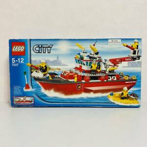 【中古品】LEGO CITY レゴ シティ 7207 ファイヤーボート 消防船 パーツ未確認 一部袋未開封 現状品 希少 レア