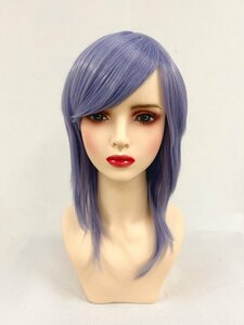 Wigs2you C-007 紫 ラベンダー コスプレウィッグ アニメ アイドル風 耐熱コスプレウィッグ★段がありミディアムスタイル 