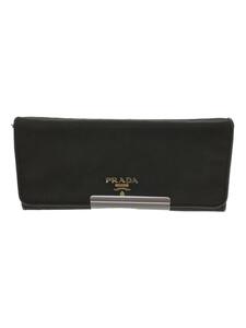 PRADA◆長財布/ナイロン/BLK