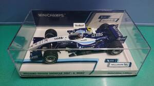 MINICHAMPS 1/43 ウィリアムズ トヨタ SHOWCAR アレクサンダー・ヴルツ 2007 ミニチャンプス