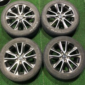 AE761-405 溝あり PROXES CF2 SUV 215/50R18 92V 夏タイヤ【4本】マツダ純正 18x 7J +50 114.3 5穴 CX-3 アクセラ 等