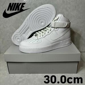 新品 Nike Air Force 1 High White 白 30.0