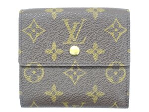 レア【未使用】ルイヴィトン/LOUIS VUITTON ポルトモネ ビエ カルトクレディ モノグラム M61652 Wホック ミニ財布 SP0013