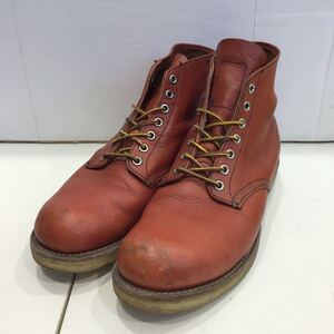 【RED WING レッドウイング】8166 6 CLASSIC ROUND 6インチ クラシックラウンド US9 ブラウン レザー 2308oki