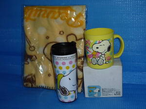 A★未使用★2012年ZACK SNOOPY　プラスチックマグカップとタンブラー他3点