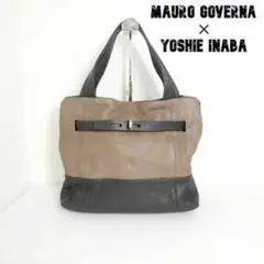 MAURO GOVERNA×Yoshie Inaba レザー トートバッグ