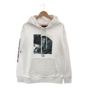 atmos ARTIS CHI SNOOP DOG HOODIE ART-CH1004 スヌープフーディー パーカー フォトプリント Mサイズ ホワイト アトモス トップス A8545◆