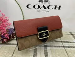 COACH 財布 コーチ 長財布 レディース シグネチャー キャンバス モーガン スリム ウォレット プレゼント 贈り物 ギフト ファッション ブランド 新作 新品 未使用 CP246 350A