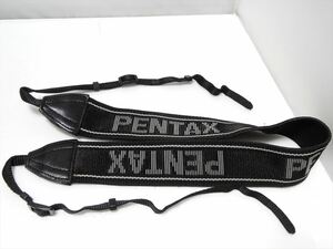 PENTAX 純正 ワイド ストラップ 幅5cm 刺繍 黒色(ブラック) 灰色(グレー) ペンタックス 送料210円　372