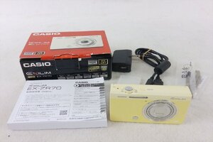 ☆ 1円スタート ☆ CASIO カシオ EX-ZR70 デジタルカメラ 中古 現状品 250107B9152