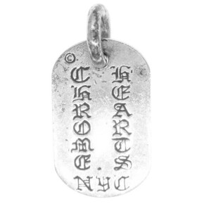 CHROME HEARTS クロムハーツ（原本無） DOGTAG NYC ニューヨーク限定 ドッグタグ ペンダントトップ シルバー系【中古】