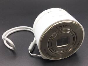 K33□【通電/動作/精度未確認】SONY Cyber-shot DSC-QX10 ソニー サイバーショット レンズ ホワイト バッテリー付き 現状品 ジャンク品