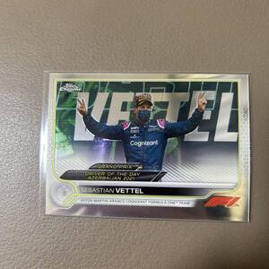 2022 Topps Chrome Formula 1 F1 Sebastian Vettel Azerbaijan Grand Prix