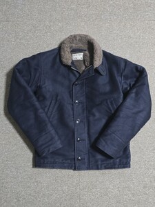 ブッチャープロダクツ N-1 デッキジャケット 36 アットラスト TIMEWORN ATLAST&CO BUTCHER PRODUCTS ライダースジャケット