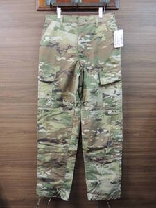 ◆ デッドストック 新品 米軍 実物 US ARMY 2013年製 マルチカム 迷彩 カーゴパンツ MEDIUM LONG インセクトガード コンバット トラウザー