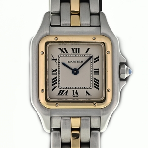 カルティエ CARTIER W25029B5 パンテール SM 1ロウ SS/K18 クォーツ レディース 良品 E#136278