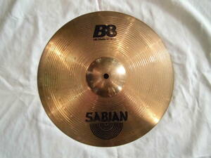 中古ハイハットシンバル SABIAN B8 Hi-Hat TOP 14" セイビアン ハイハット(トップのみ）14インチ(36cm)