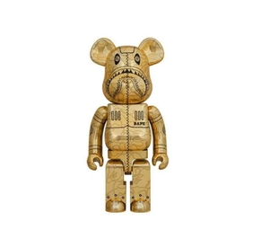 "BE@RBRICK SORAYAMA × BAPE(R) CAMO SHARK 1000％ GOLD"4530956593210