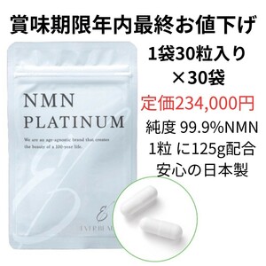 賞味期限年内な為特価　NMNサプリ　EVERBEAUTYNMNPLATINUM