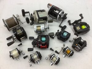 Daiwa/RYOBI/SHIMANO ベイトリール/TANATORU/CHINUJACKER 他 13点まとめ ジャンク品 ACB