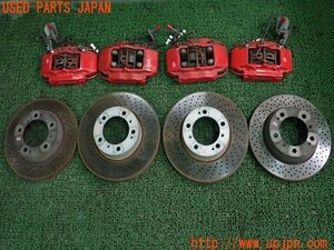 3UPJ=14520302]ポルシェ ボクスター(98726 987)brembo キャリパーローターセット 1台分 中古