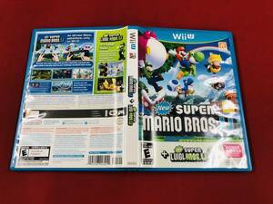 【Wii U】 New スーパーマリオブラザーズ U + スーパールイージU wiiu 即落札！ 海外版